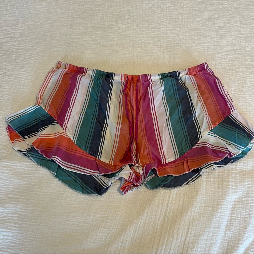 Striped Pajama Shorts - Picture 4 of 10